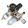 150Psi Manual Pneumatic Air Pressure Filter Regulator Compressor Oil Water Separator