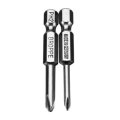 BROPPE 2Pcs 50mm Magnetic Y Shaped Screwdriver Bits 1/4 Inch Hex Shank