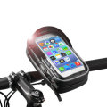 ROCKBROS B31-BK 6.0 Inch Rainproof TPU Touch Screen Bicycle Phone Bag Handlebar Bag MTB Frame Pouch