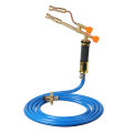 Welding Torch Electronic Ignition 2 Head Welding Nozzle Liquefied Gas 3M Hose For Soldering