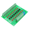 8 Channel 24V To 5V Optocoupler Isolation Module PLC Signal Level Voltage Conversion Board