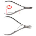 BAKU BK-108 Professional Stainless Steel Precision Mini Pliers Micro Nipper Flush Wire Cutter Long N