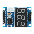Ultrasonic Distance Measurement Control Board HC-SR04 Test Board Rangefinder Digital Display Serial