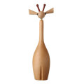 Wooden Giraffe Toy 21cm Height With Movable 360 Degree Rotate Head Nordic Style Toys For Home Office