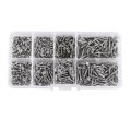 Suleve M2SP3 800Pcs M2 Stainless Steel Phillips Cross Flat Head Screws Self Tapping Screw Assortment
