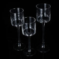 3Pcs Elegant Tea Light Glass Candle Holders Wedding Table Party Centerpiece