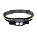 XANES D25 1650LM 2 x XPL LED 6 Modes Stepless Dimming USB Charging Interface IPX6 Waterproof Cycling