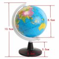 8.5cm World Globe Atlas Map With Swivel Stand Geography Educational Toy Home Decor Gift