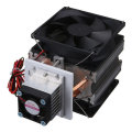 12V 6A 72W Thermoelectric Peltier Refrigeration Cooling Cooler Fan System Heat Sink Kit Cooler
