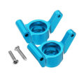 REMO P2513 Blue Aluminum Carriers Stub Axle Rear For Truggy Buggy Short Course 1631 1651 1621