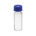 100Pcs/Set 2ml Ungraduated Clear Sample Vials Autosampler Vials Bottles Threaded Vial w/ Write-on Sp