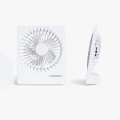 3 Speeds USB Rechargeable Electric Cooling Fan Low Noise Mini Office Desk Fan