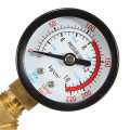 DN20 NPT 3/4" Adjustable Brass Water Pressure Regulator Reducer with Gauge Meter