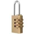 Heavy Security 3 Digit Brass Code Combination Padlock Luggage Gym Locker Toolbox Lock