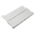Camping 10 Plates Folding Wind Shield Picnic BBQ Cooking Gas Stove Aluminum Board Screen