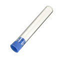 10pcs  Borosilicate Glass Test Tubes Rimless Pyrex With Push Caps Lab
