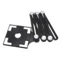 Adjustable 6 Fold Tool Angle Ruler Ceramic Tile Hole Locator Set 25/40/45/55/75mm Drill Guide Openin