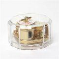 Acrylic Gold Wind Up Music Box:Castle In The Sky