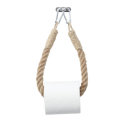 Roll Paper Holder Vintage Towel Hanging Jute Rope Wall Mount Toilet Paper Holder