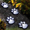 LED Cat Claw Print Solar Lawn Lights Dog Cat Puppy Animal Garden Lights Lamp for Pathway Lawn Yard O