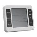 Wireless Digital Freezer Electronic Thermometer 2PC Sensor Indoor Outdoor Audible Alarm LCD Display