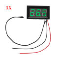 3pcs Green DC 5V To 12V -50C To -110C Digital Thermometer Monitor Multipurpose Thermometer
