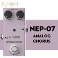 NAOMI NEP Series Guitar Effect Pedal Analog Chorus True Bypass For Electric / Acoustic Electric Guit
