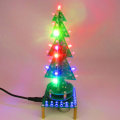 Geekcreit DIY Rotating Colorful Music Christmas Tree LED Flashing Light Kit Electronic DIY Product