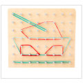 Mengzi Geometric Tie Nail Geoboard Board Toy Creative Graphic Kindergarten Learning Educational Puzz