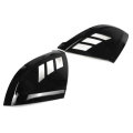 1 Pair Glossy Black Rear View Mirror Cap Cover Add On Case Side Mirror Car Modification For AUDI A4