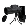 40X60 Optical Lens Telescope BAK4 Monocular Telescope Camping HD Night Vision With Phone Clip Tripod