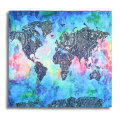 150*130 cm Vintage World Map Blanket Cosmos Galaxy Polyester Wall Hanging Tapestry Home Living Room