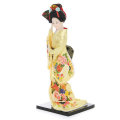 30cm Oriental Japanese Brocade Kimono Kabuki Doll Geisha Action Figure Figurine Statue