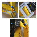 Outdoor Rock Climbing Harness Seat Belt Rappelling Half Body Portable Rope with Safety Metal Hook