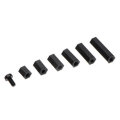250pcs Nylon M3 Hex Column Standoff Spacer Screw Nut Assortment Kit for RC Airplane Fixed-wing