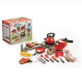 Four Kinds of Mock Plastics Kitchen Ware Set with Sound & Light Barbecue... (NUMBER: A | COLOR: RED)