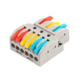LT-633 Quick Wire Connector 3 Input 6 Output Electrical Splitter Universal Cable Conductor Terminal