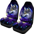 Cool Scar Wolf Pattern Universal Auto Car Front Seat Cover Cushion Mat Protector