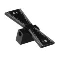 Drillpro Dovetail Marker Scriber with Scale Dovetail Template Woodworking Joint Gauge Hole Locator