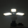 E27 LED Bulb Garage Lamp Deformable Ceiling Light Fixture Foldable Adjustable Workshop Lamp AC85-270