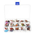 ZANLURE 30pcs/lot Colorful Tront Spoon Metal Fishing Lure Spinner Bait Bass Tackle With Box