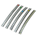 100Pcs 5 Colors 20 Each 5050 LED Diode Assortment SMD LED Diode Kit Green/RED/White/Blue/Yellow