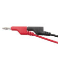 DANIU P1036 10Pcs 1M 4mm Banana to Banana Plug Test Cable Lead for Multimeter Tester 5 Colors