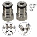 19/32"-18 Gas Liquid Post and Poppet Ball Lock Keg Post Kit