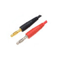 Y202 2Pcs 1M PVC Banana Plug Test Cable Copper Lantern Insert 15A Replaceable Multimeter Probe