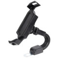 BIKIGHT 14.5-17cm Bike Phone Mount 360 Rotation Anti-slip Anti-shake ... (COLOR.: BLACK | TYPE: B)