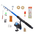 ZANLURE 13pcs/set Fishing Rod Reel Combo Telescopic 5.2:1 BB Fishing Rod Set Ultralight Fishing Tack