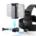Belt Headband Fixed Bracket with Head Mount Elastic Strap Adjustable Head-Mounted for Mobile phone 4