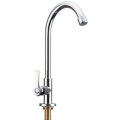 Simple Chrome Kitchen Faucet Basin Sink Tap Single Lever Only For Cold Water