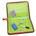 Magnetic Training Football Pro Soccer Tactic Board Folder Leather Portable